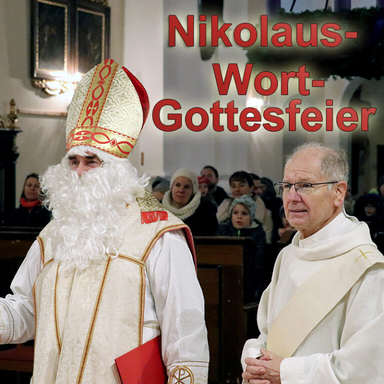 Read more about the article Wortgottesfeier mit Besuch des Nikolaus