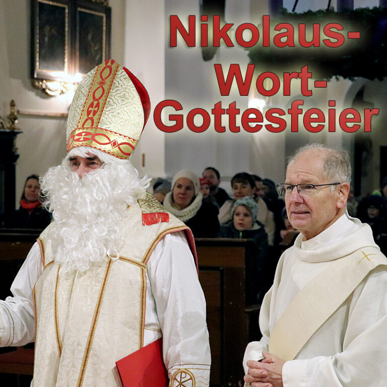Mehr über den Artikel erfahren Wortgottesfeier mit Besuch des Nikolaus