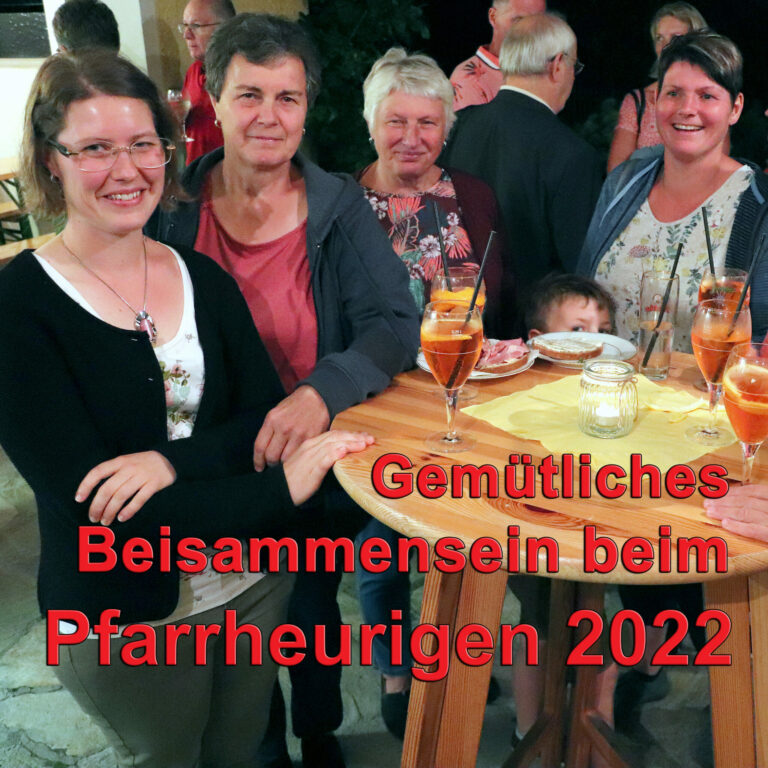 Mehr über den Artikel erfahren Pfarrheuriger 2022