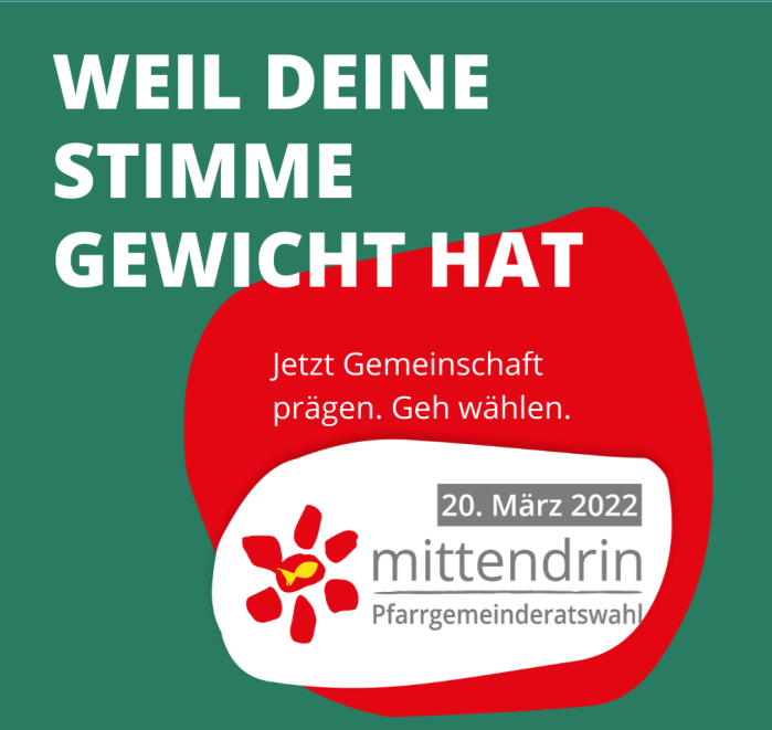 Read more about the article Pfarrgemeinderatswahl 2022 – “mittendrin”