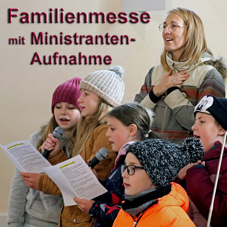 Mehr über den Artikel erfahren Familienmesse mit Ministrantenaufnahme