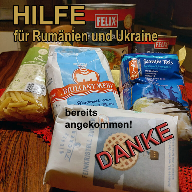 Mehr über den Artikel erfahren Hilfe für Rumänien und Ukraine – angekommen!