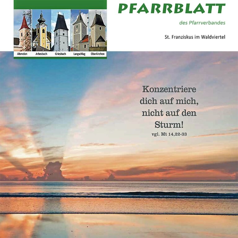 Mehr über den Artikel erfahren Pfarrblatt November 2024 – Februar 2025