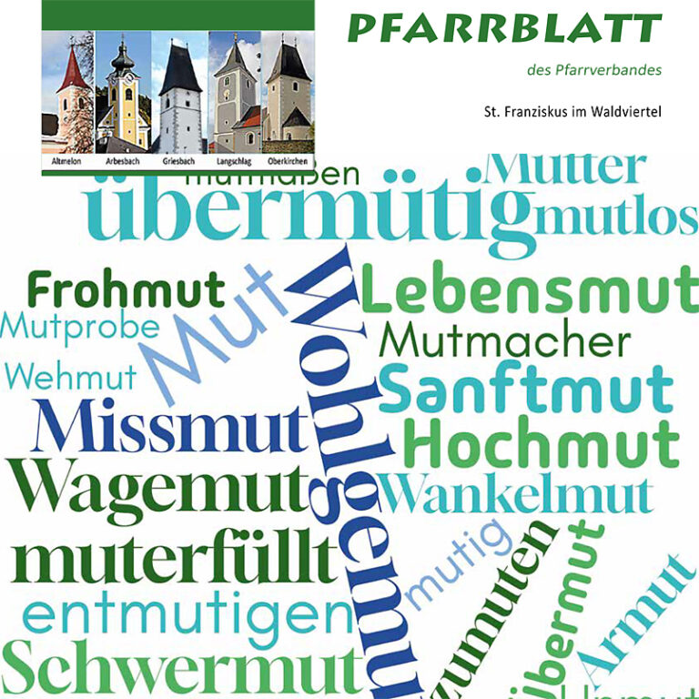 Mehr über den Artikel erfahren Pfarrblatt März – Juni 2025
