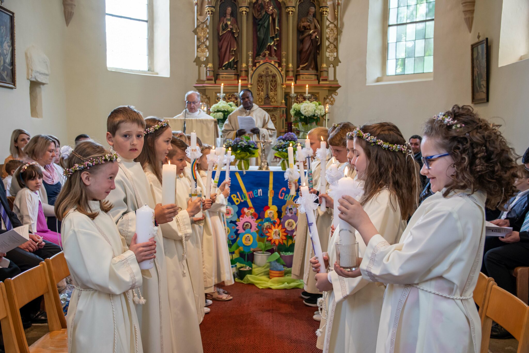 Erstkommunion eine Blume in Gottes Garten Franziskus im Waldviertel