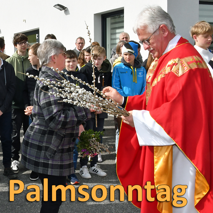 Mehr über den Artikel erfahren Palmsonntag mit Palmweihe und Darstellung der Passion