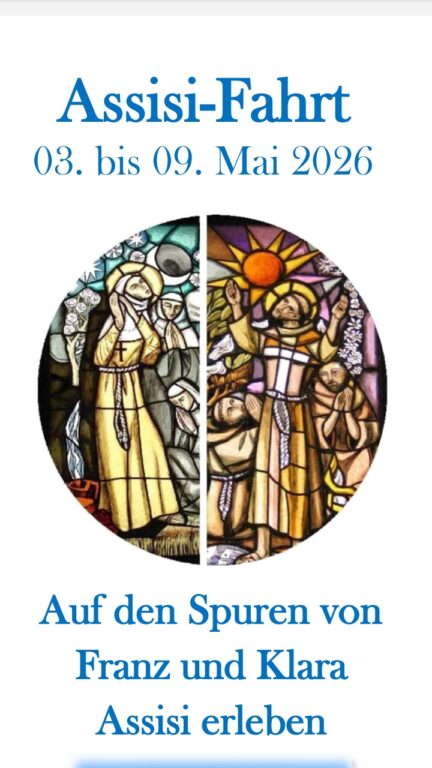 Mehr über den Artikel erfahren Einladung zur Assisi-Fahrt