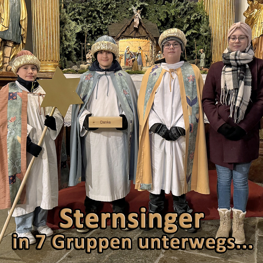 Mehr über den Artikel erfahren Sternsinger wieder unterwegs…